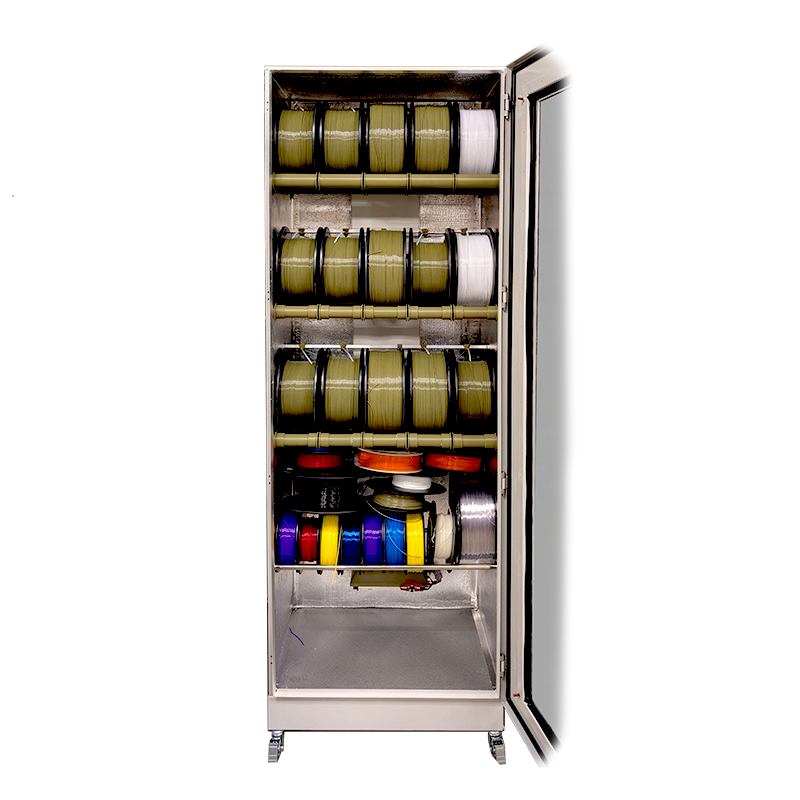 Промислова сушильна шафа для філаменту. Стабільний друк без вологості. До 12 принтерів. 24/7