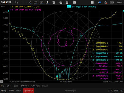 Антена Хелікс 5.0 - 5.8 ГГц (КСХ 1.3 - 1.4) RHCP/LHCP 5 Витків на ретранслятор